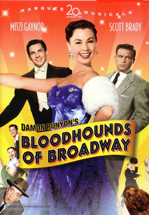 Bloodhounds of Broadway - DVD movie cover