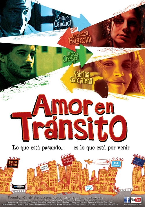 Amor en tr&aacute;nsito - Argentinian Movie Poster