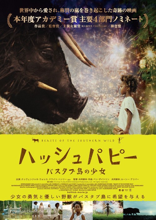 Beasts of the Southern Wild - Japanese Movie Poster