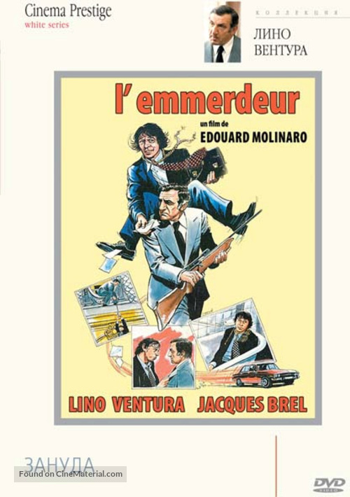 L&#039;emmerdeur - Russian DVD movie cover