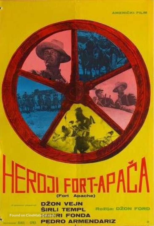 Fort Apache - Yugoslav Movie Poster