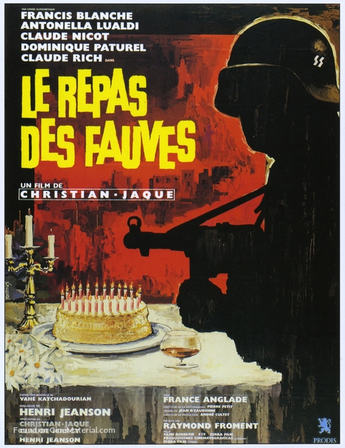 Le repas des fauves - French Movie Poster