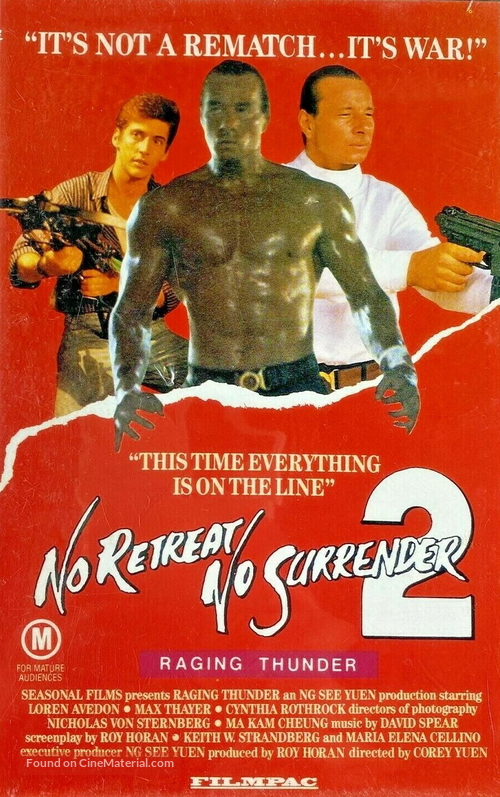 No Retreat No Surrender 2 - Australian Movie Cover