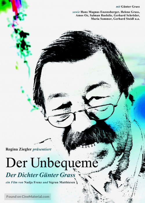 Der Unbequeme - Der Dichter G&uuml;nter Grass - German DVD movie cover