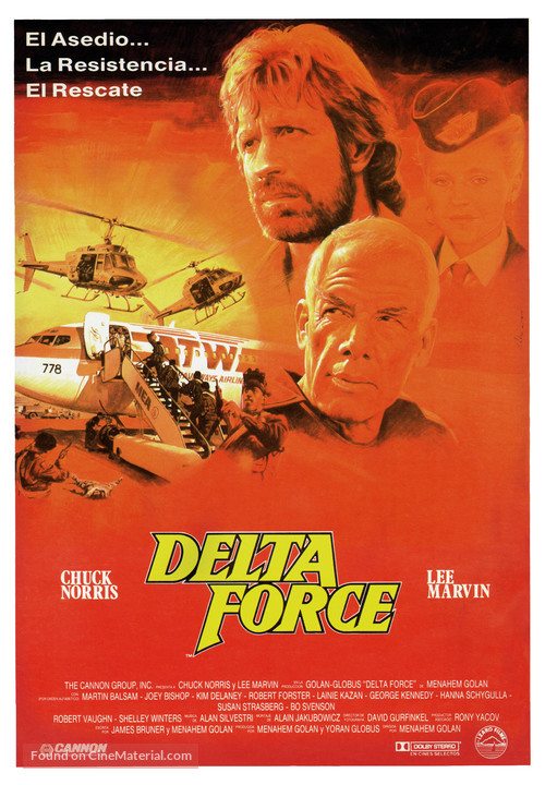 The Delta Force - Spanish Movie Poster