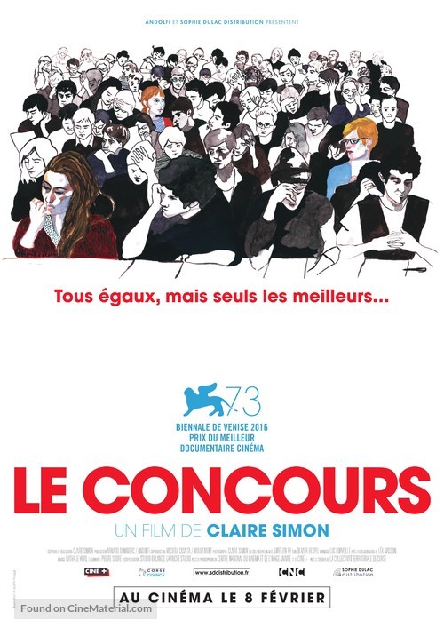 Le concours - French Movie Poster