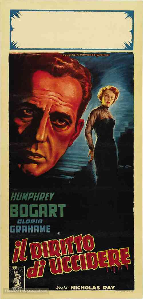 In a Lonely Place - Italian Movie Poster