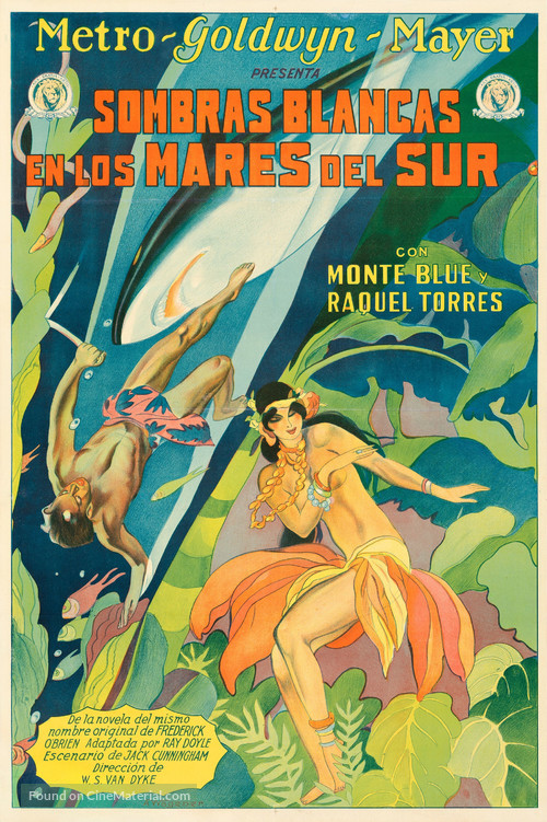 White Shadows in the South Seas - Argentinian Movie Poster