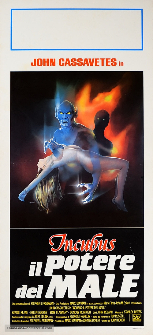 Incubus - Italian Movie Poster