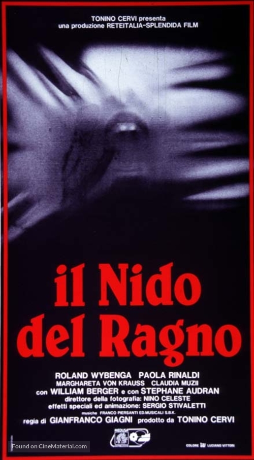 Il nido del ragno - Italian Movie Poster