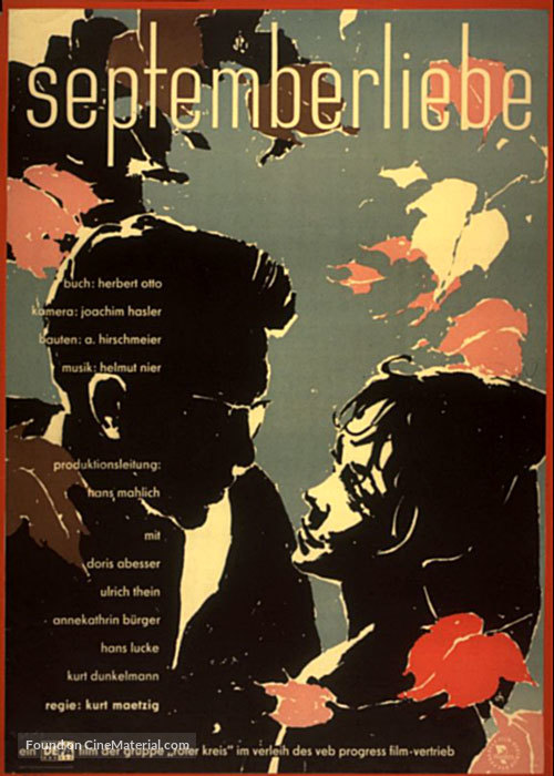 Septemberliebe - German Movie Poster