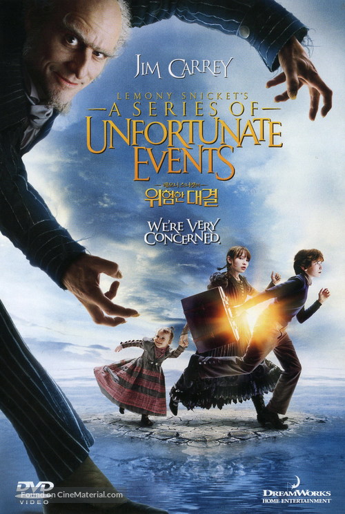 Lemony Snicket&#039;s A Series of Unfortunate Events - South Korean DVD movie cover