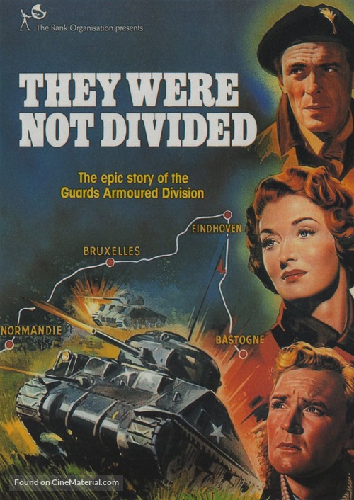 They Were Not Divided - British Movie Poster
