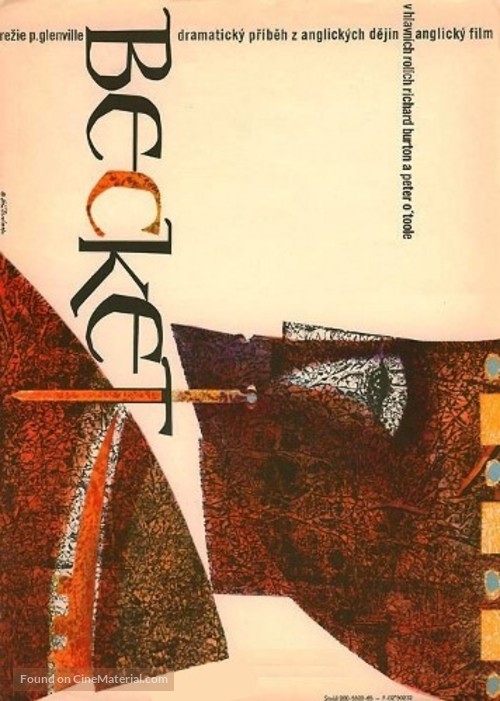 Becket - Czech Movie Poster