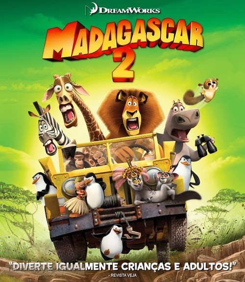 Madagascar: Escape 2 Africa - Brazilian Movie Cover