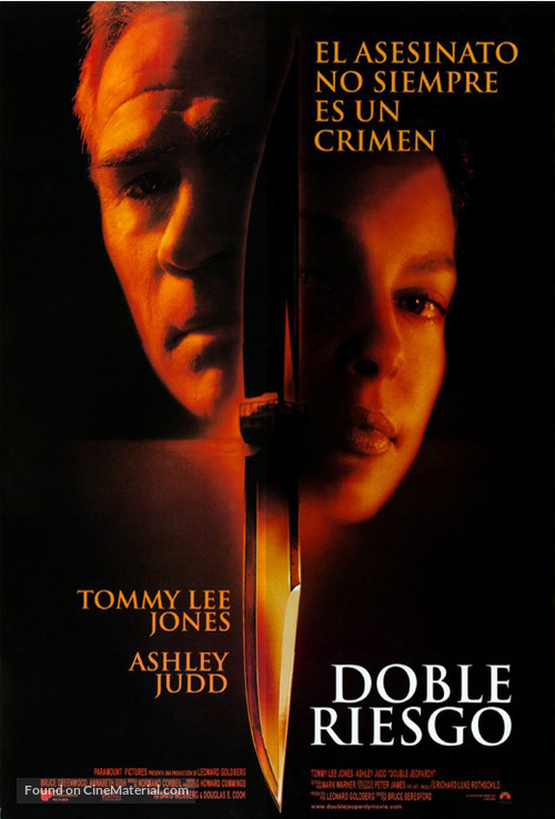 Double Jeopardy - Mexican Movie Poster