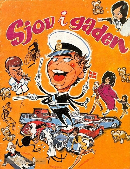 Sjov i gaden - Danish Movie Poster