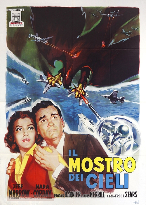 The Giant Claw - Italian Movie Poster
