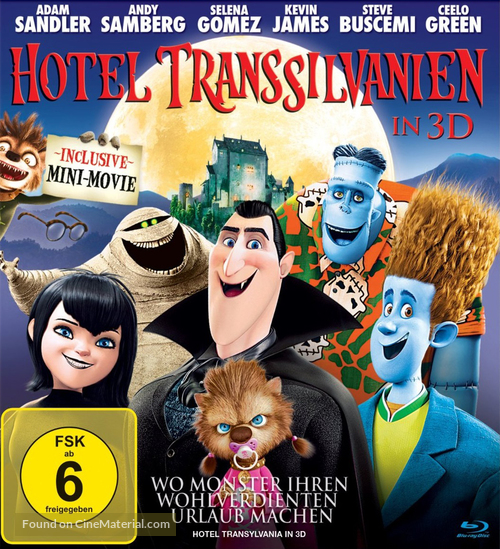 Hotel Transylvania - German Blu-Ray movie cover