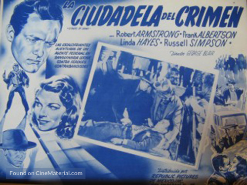 Citadel of Crime - Spanish Movie Poster