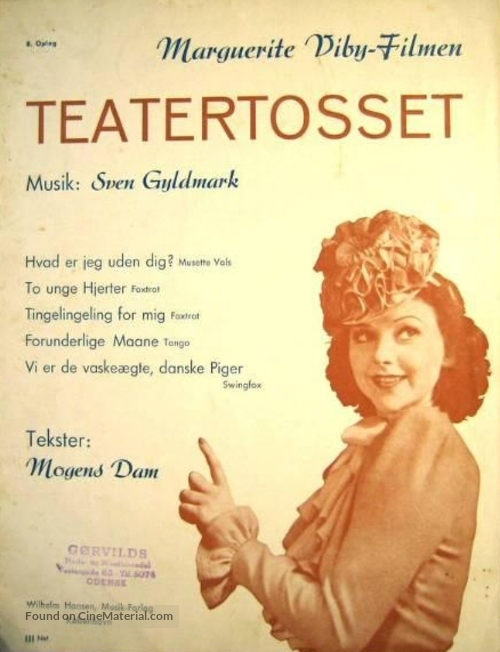 Teatertosset - Danish Movie Poster