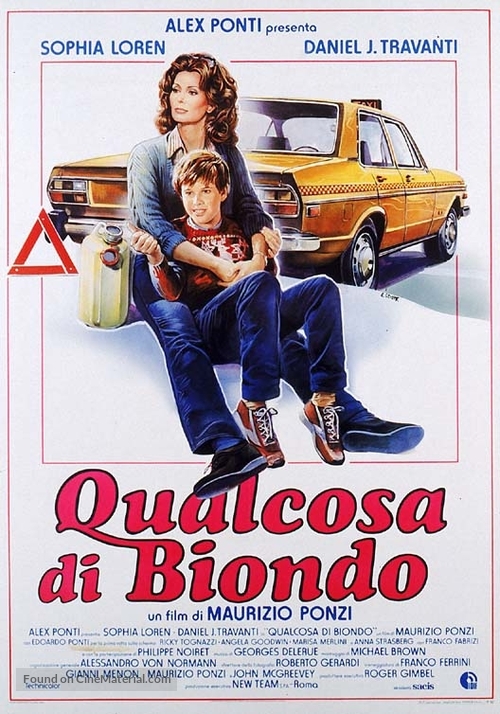 Qualcosa di biondo - Italian Movie Poster
