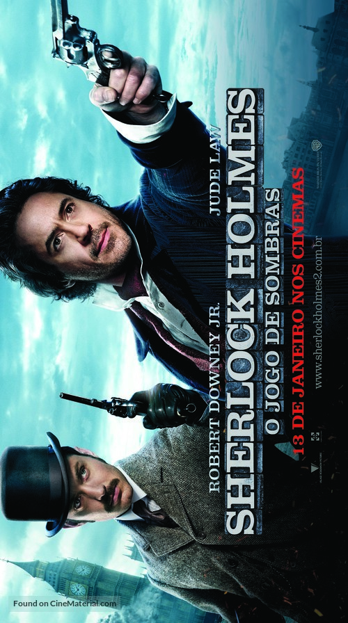 Sherlock Holmes: A Game of Shadows - Brazilian Movie Poster