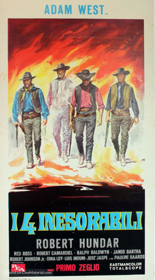 I quattro inesorabili - Italian Movie Poster