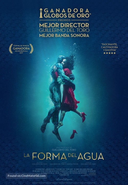 The Shape of Water - Spanish Movie Poster