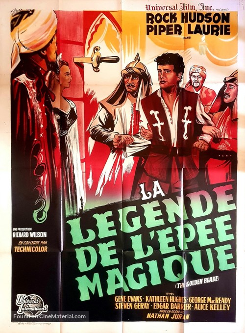 The Golden Blade - French Movie Poster