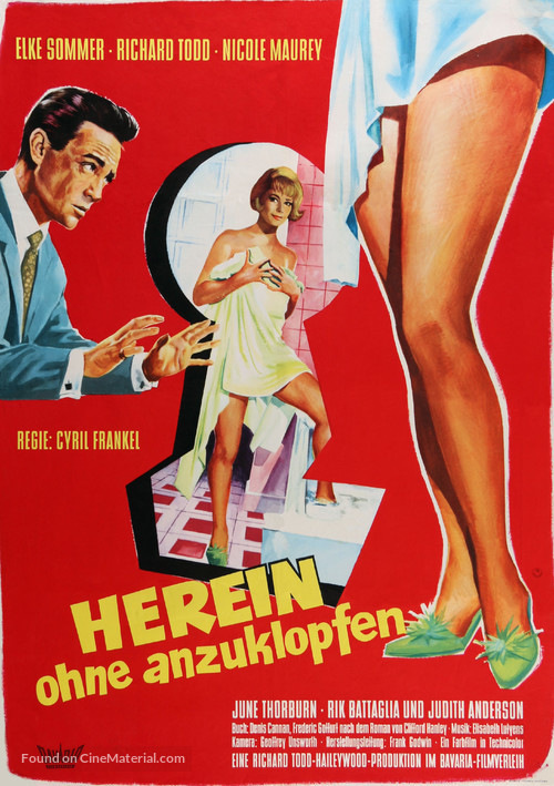 Don&#039;t Bother to Knock - German Movie Poster