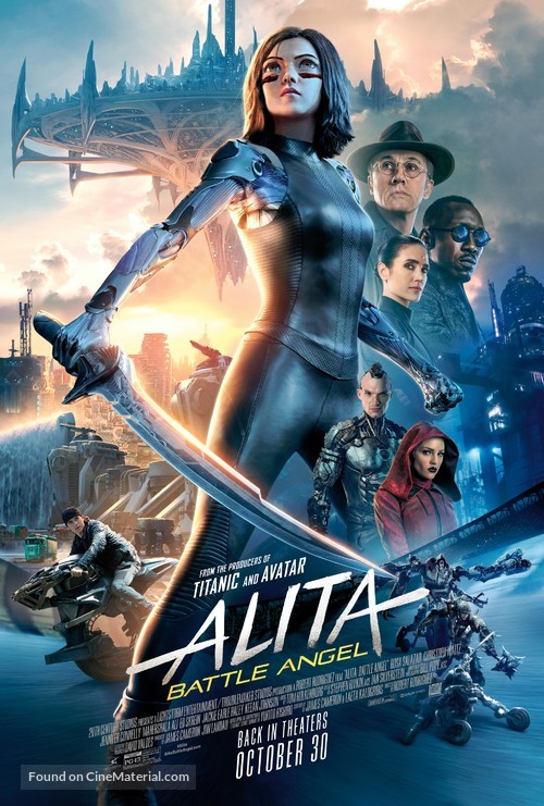 Alita: Battle Angel - Re-release movie poster