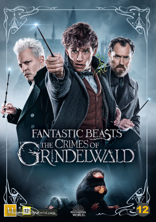 Fantastic Beasts: The Crimes of Grindelwald - Danish DVD movie cover