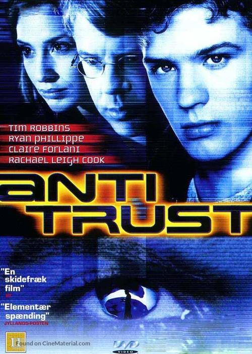 Antitrust - Norwegian DVD movie cover