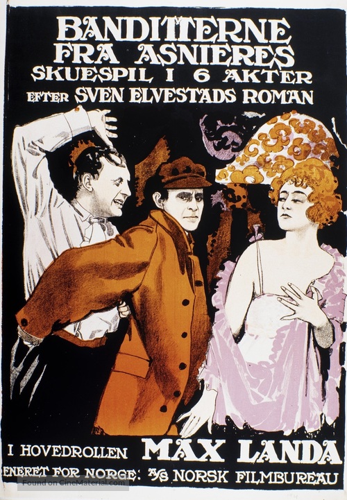 Die Banditen von Asni&egrave;res - Norwegian Movie Poster