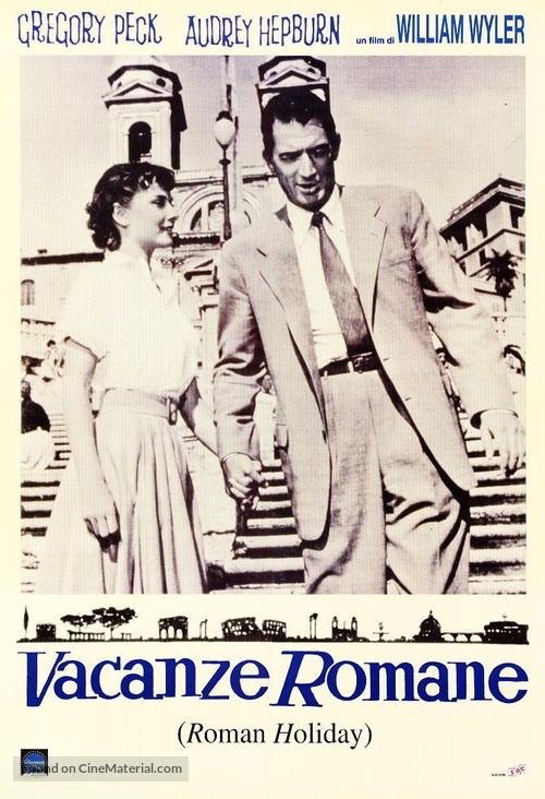 Roman Holiday - Italian DVD movie cover