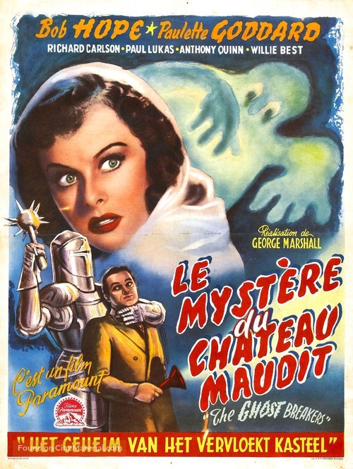The Ghost Breakers - Belgian Movie Poster