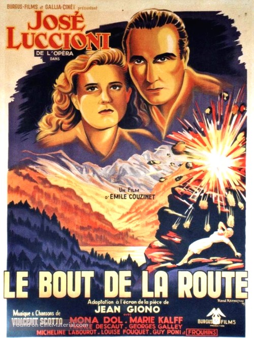 Le bout de la route - French Movie Poster