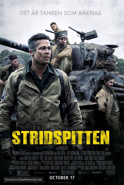 Fury - Swedish Movie Poster