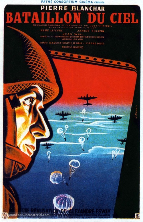 Le bataillon du ciel - French Movie Poster
