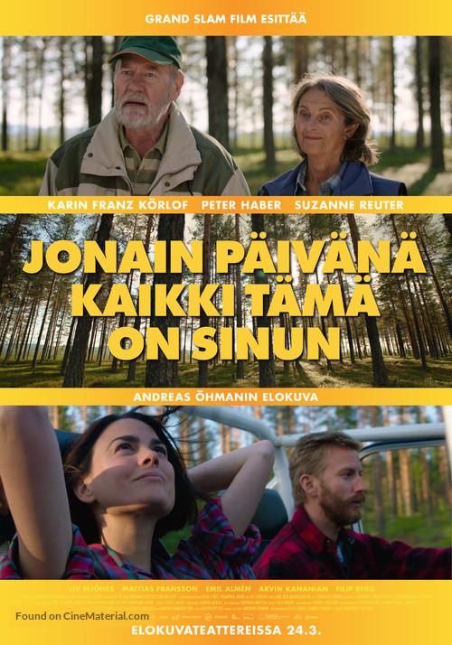 En dag kommer allt det h&auml;r bli ditt - Finnish Movie Poster