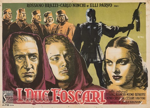 I due Foscari - Italian Movie Poster