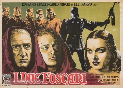 I due Foscari - Italian Movie Poster