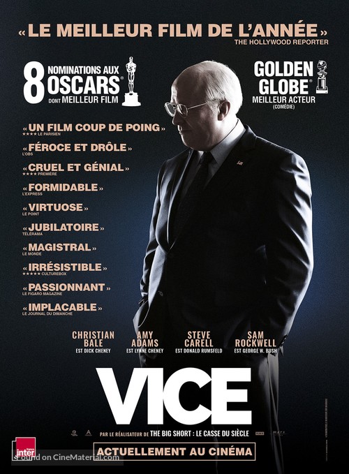 Vice (2018) French movie poster