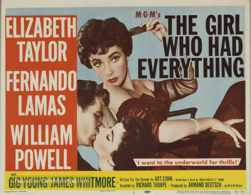 The Girl Who Had Everything - Movie Poster