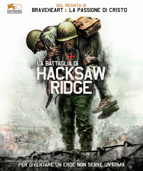 Hacksaw Ridge - Italian Movie Cover