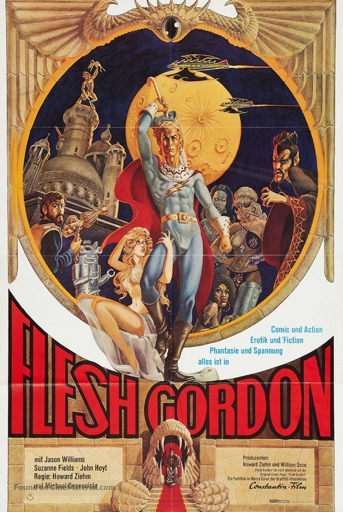 Flesh Gordon - German Movie Poster
