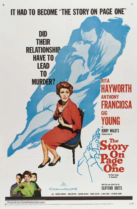 The Story on Page One (1959) movie poster