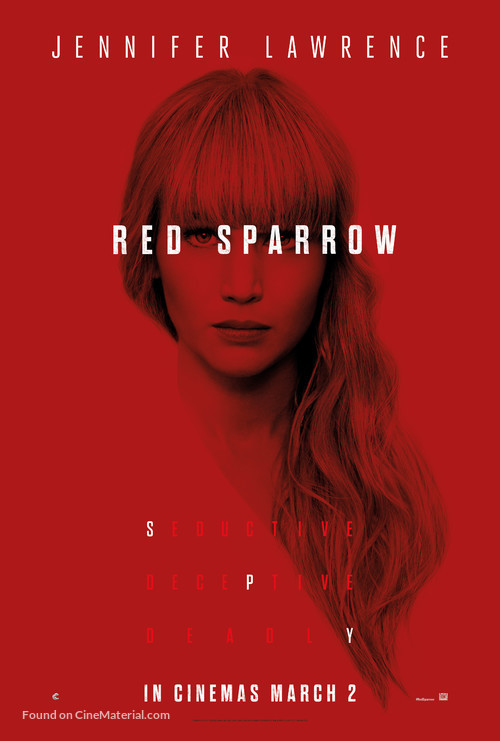 Red Sparrow - British Movie Poster