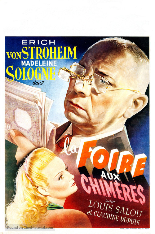 La foire aux chim&egrave;res - Belgian Movie Poster